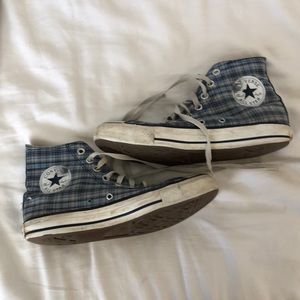 Vintage checkered converse
